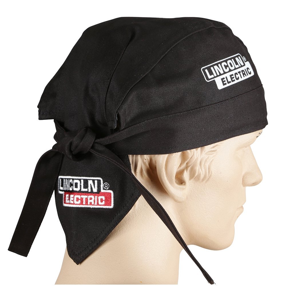 Lincoln Electric Black One Size Flame-Resistant Welding Doo Rag