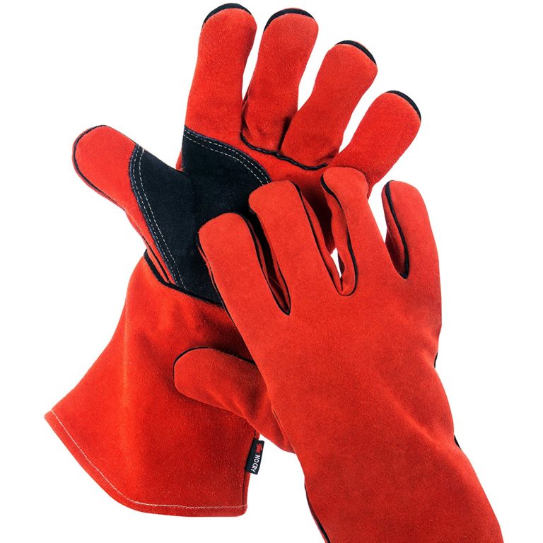 XL Heavy Duty Leather Welding Gloves With Kevlar Professional TIG MIG