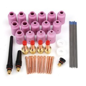 Rupse 46pcs TIG Kit Gas Lens