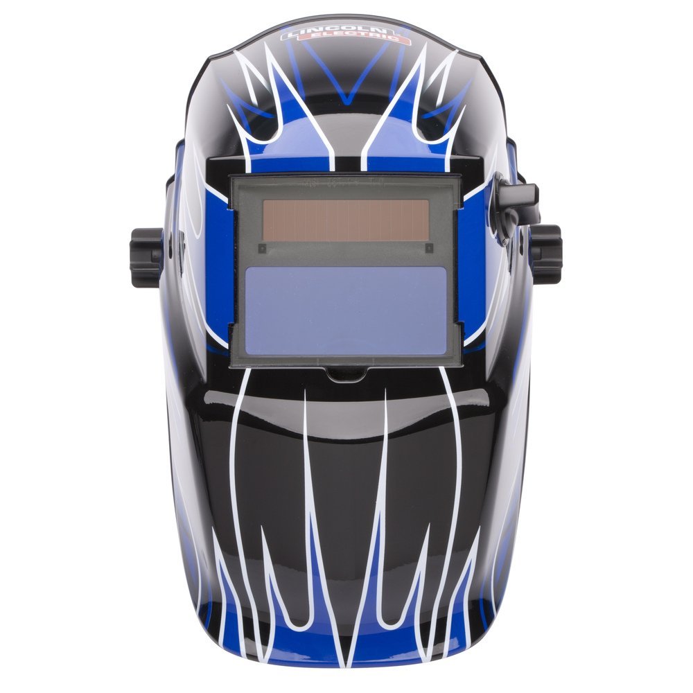 Lincoln Electric K3064-1 Variable Shade Auto-Darkening Welding Helmet, Shade 9-13, Fierce Blue (Pack of 1)