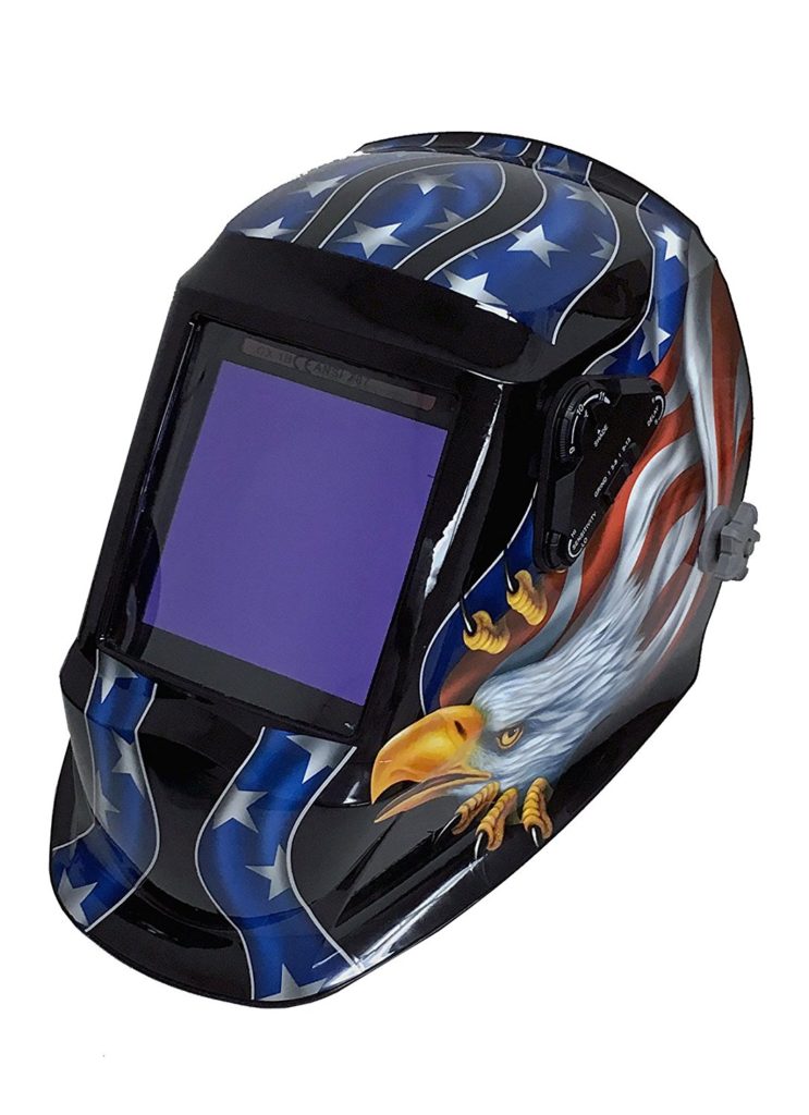 Instapark ADF Series GX990T Solar Powered Auto Darkening Welding Helmet