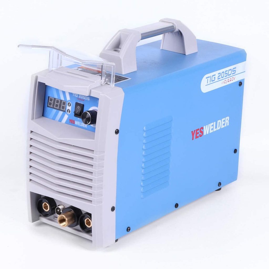 YESWELDER TIG205DS 200 Amp HF TIG Torch/Stick/Arc TIG Welder 110