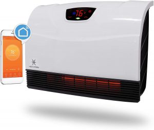 Heat Storm HS-1500-PHX-WIFI Infrared Heater, Wifi Wall Mounted