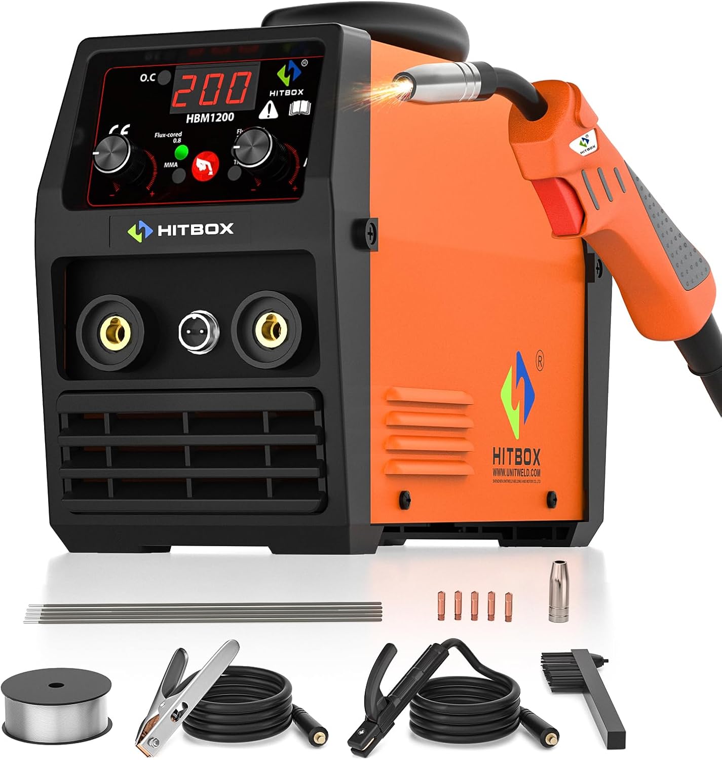 HITBOX 140A MIG Welder Gasless